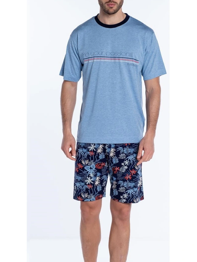 PIJAMA HOMBRE VERANO PUNTO BLANCO