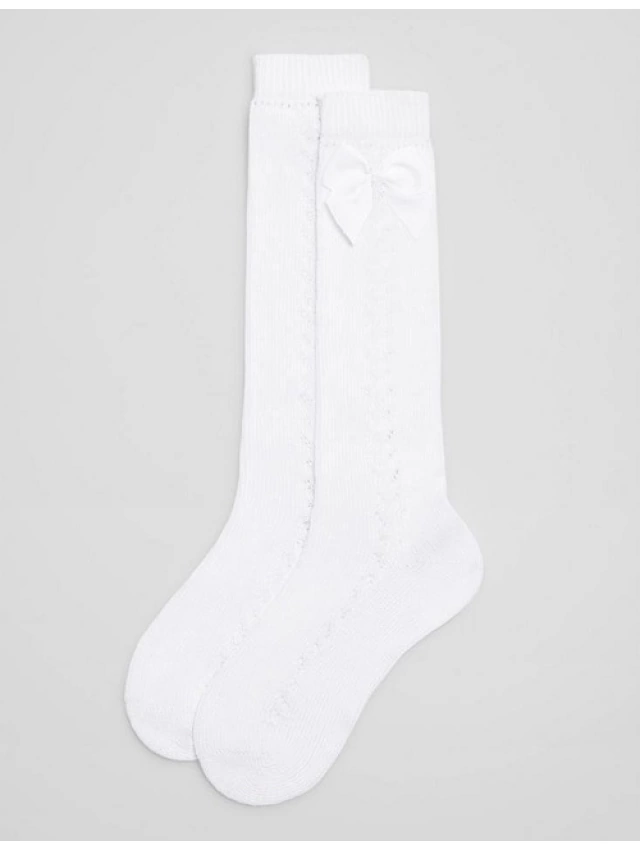 CALCETIN ALTO CALADO NIÑO Y.MORA