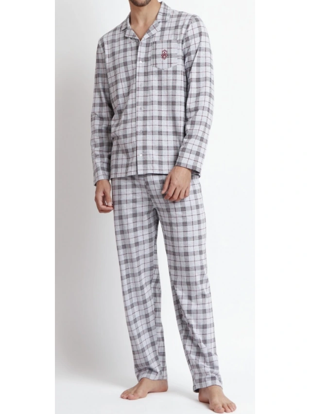 PIJAMA HOMBRE INVIERNO ABIERTO ADMAS