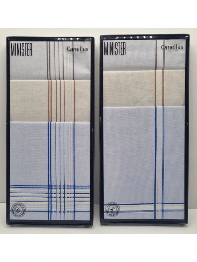 PAÑUELO HOMBRE PESPUNTES CANELLAS