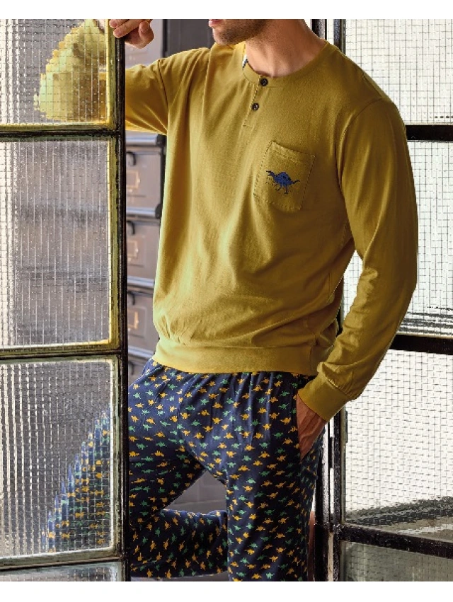 PIJAMA HOMBRE 100% ALGODON INFIORE