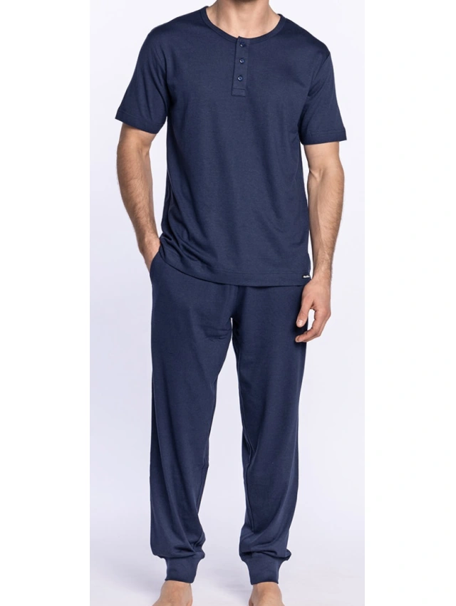 PIJAMA HOMBRE PUNTO BLANCO