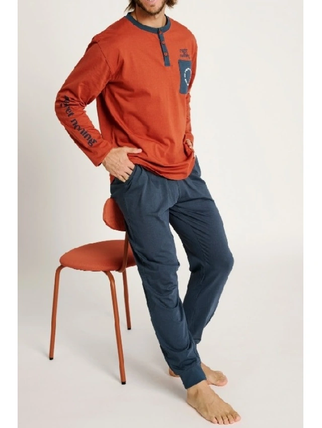 PIJAMA HOMBRE 100% ALGODÓN MUYDEMI