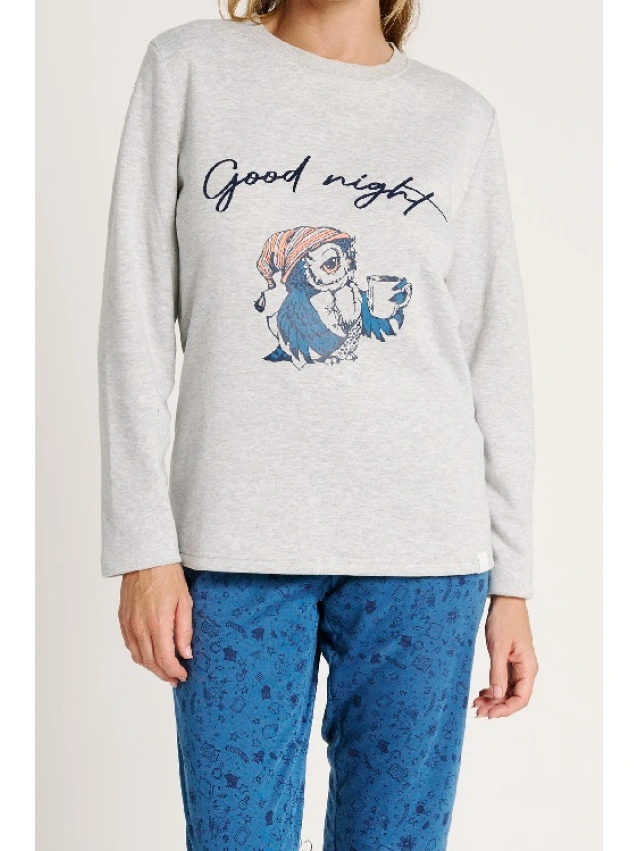 PIJAMA MUJER INVIERNO MUYDEMI