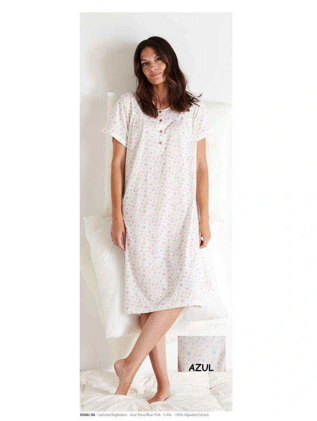 CAMISON MUJER 100% ALG. VERANO BELTY