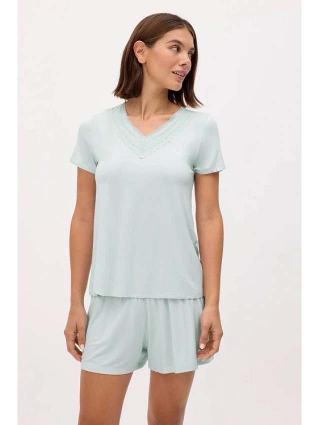PIJAMA MUJER MANGA CORTA Y. MORA