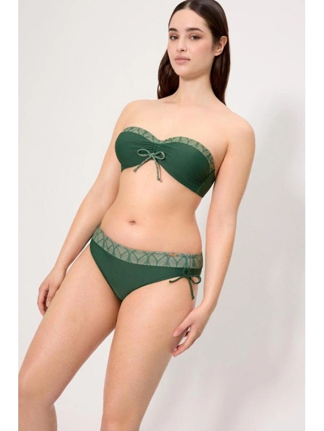 BIKINI BANDEAU REDUCTOR COPA C Y.MORA