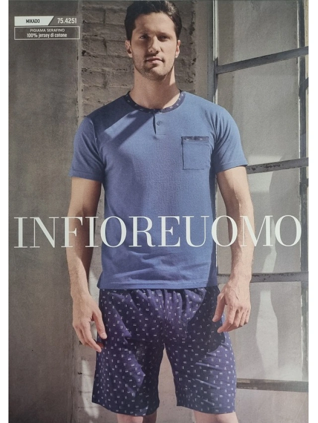 PIJAMA CORTO ALGODÓN HOMBRE INFIORE