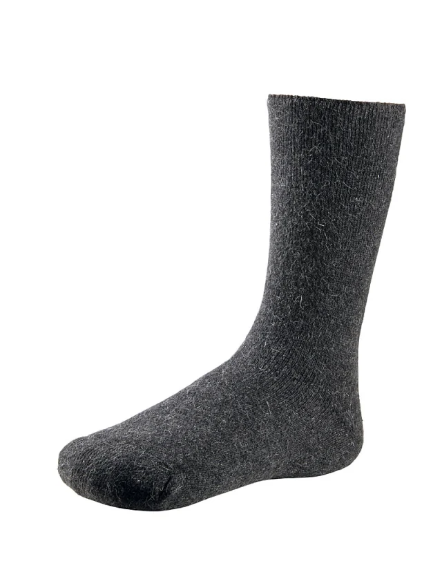 CALCETIN  MUJER ANGORA SIN PUÑO Y.MORA